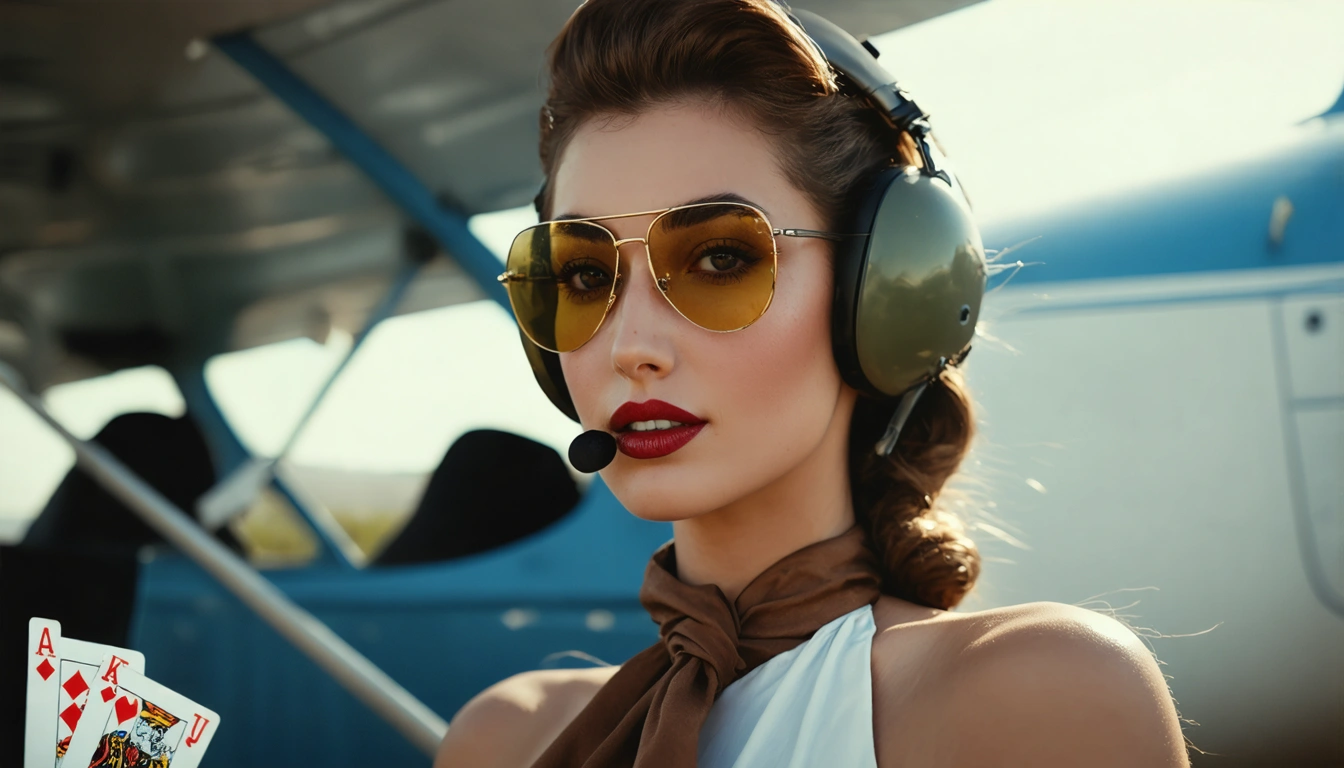 aviator Pin Up